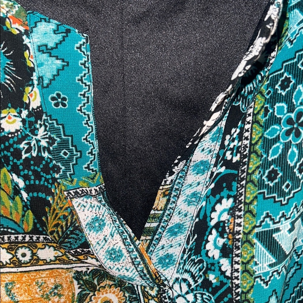 Enfocus Studio Multicolor Patchwork Top - Picture 6 of 9